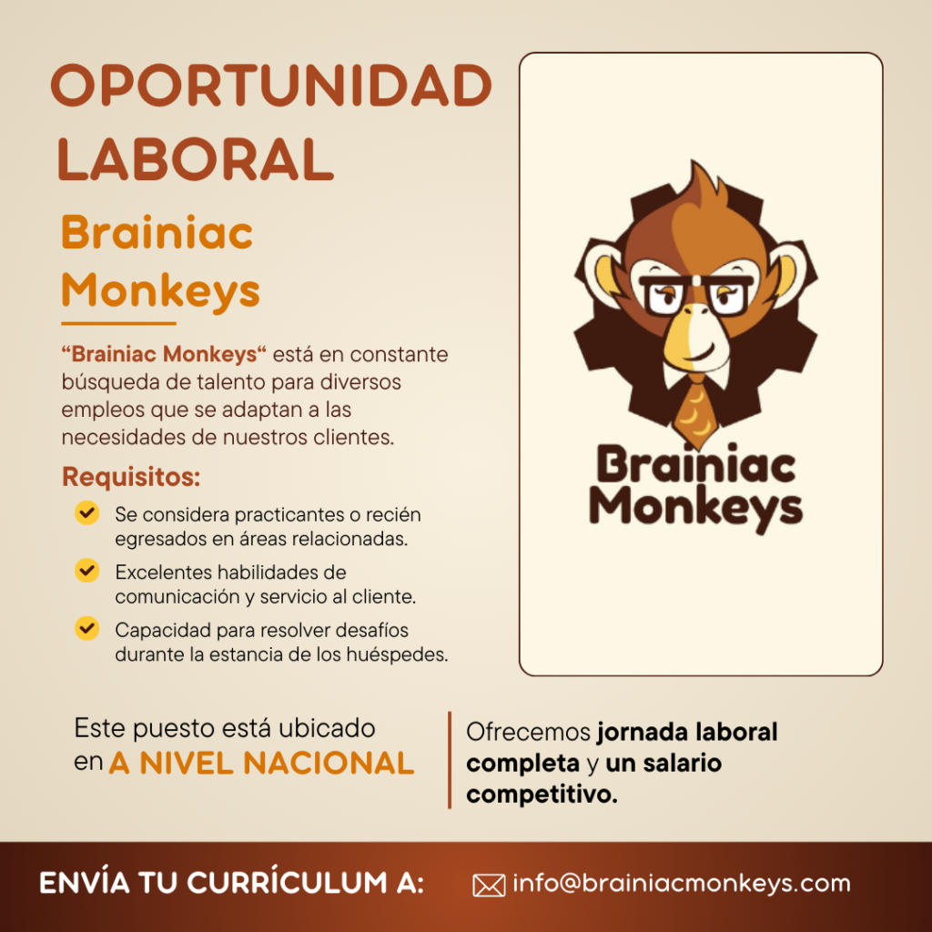 puesto de trabajo brainiac monkeys