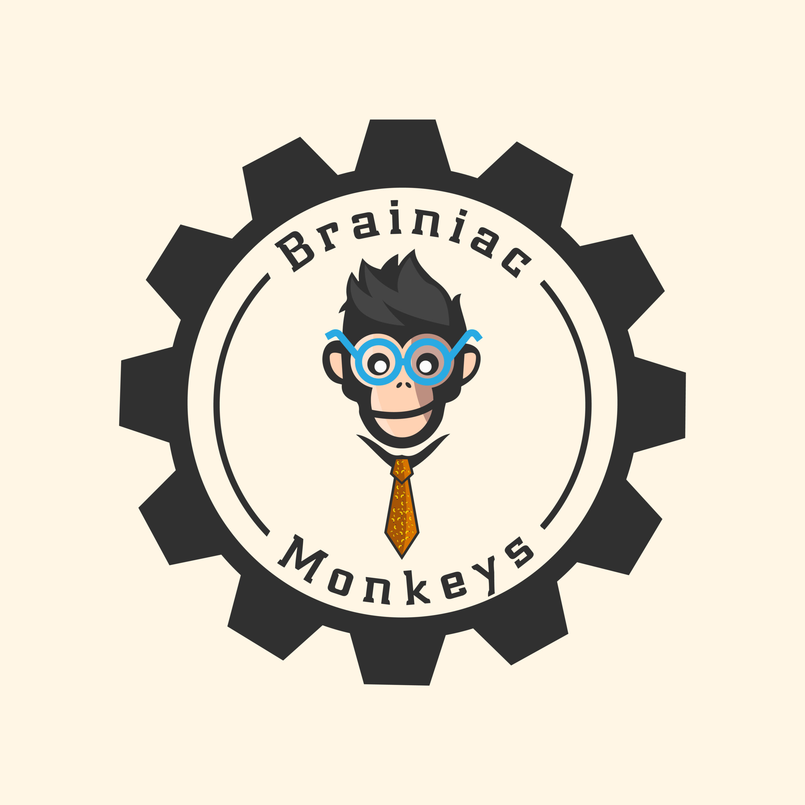 Brainiac Monkeys-Old Logo