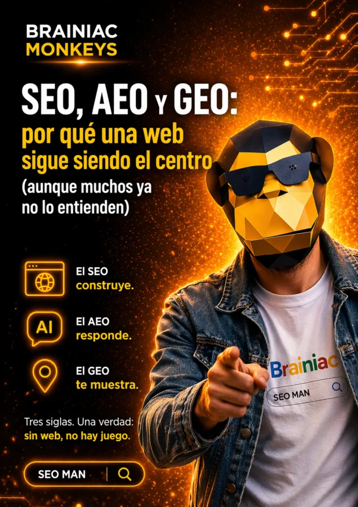 SEO AEO GEO importancia de una página web