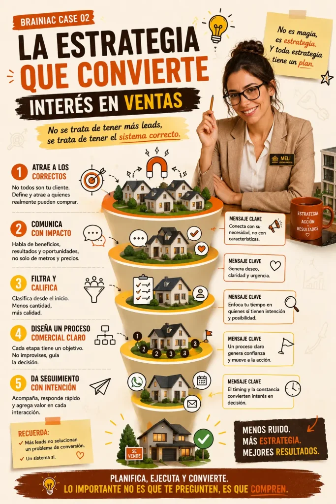 Estrategia para convertir prospectos interesados en clientes reales