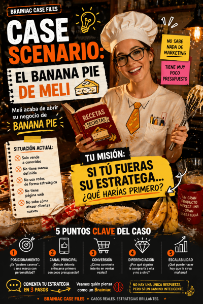 Negocio pequeño intentando crecer sin estrategia de marketing